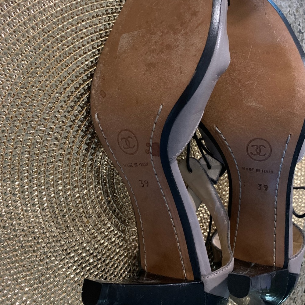 Coco Chanel lace up heels - Picture 7 of 16